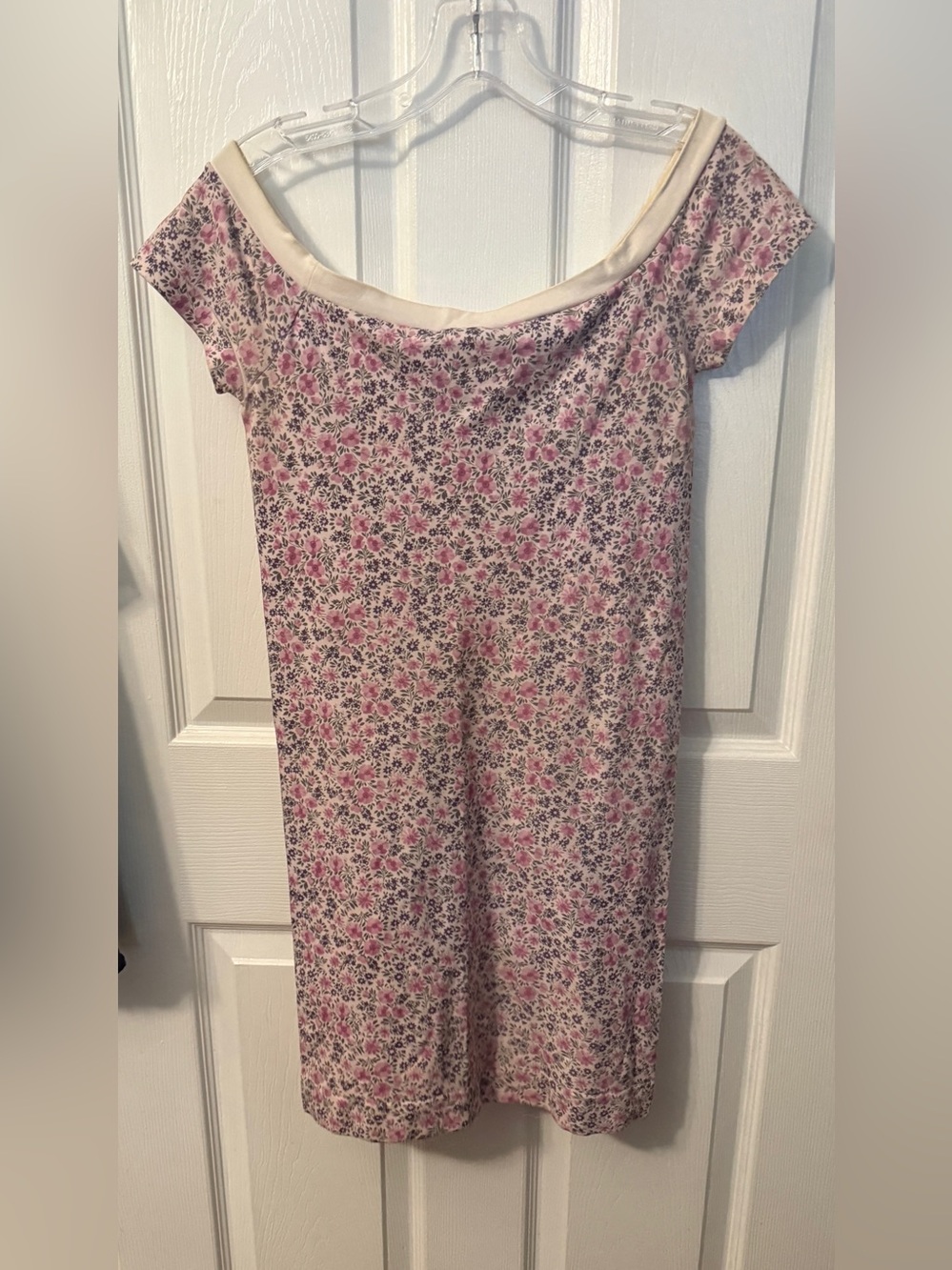 Bebe Floral Off-Shoulder Dress